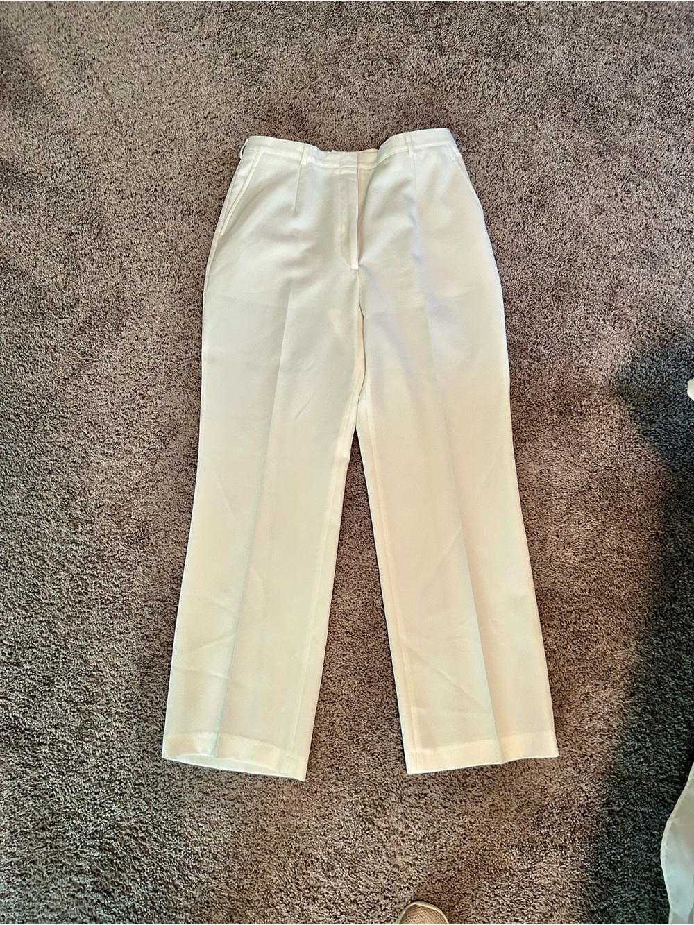 Women's Navy Uniform Summer Whites Pants 14 WR